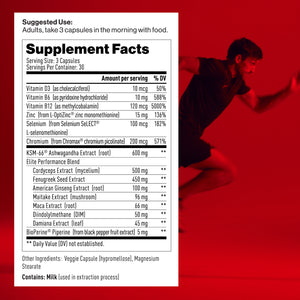 Mdrive Elite Supplement Facts