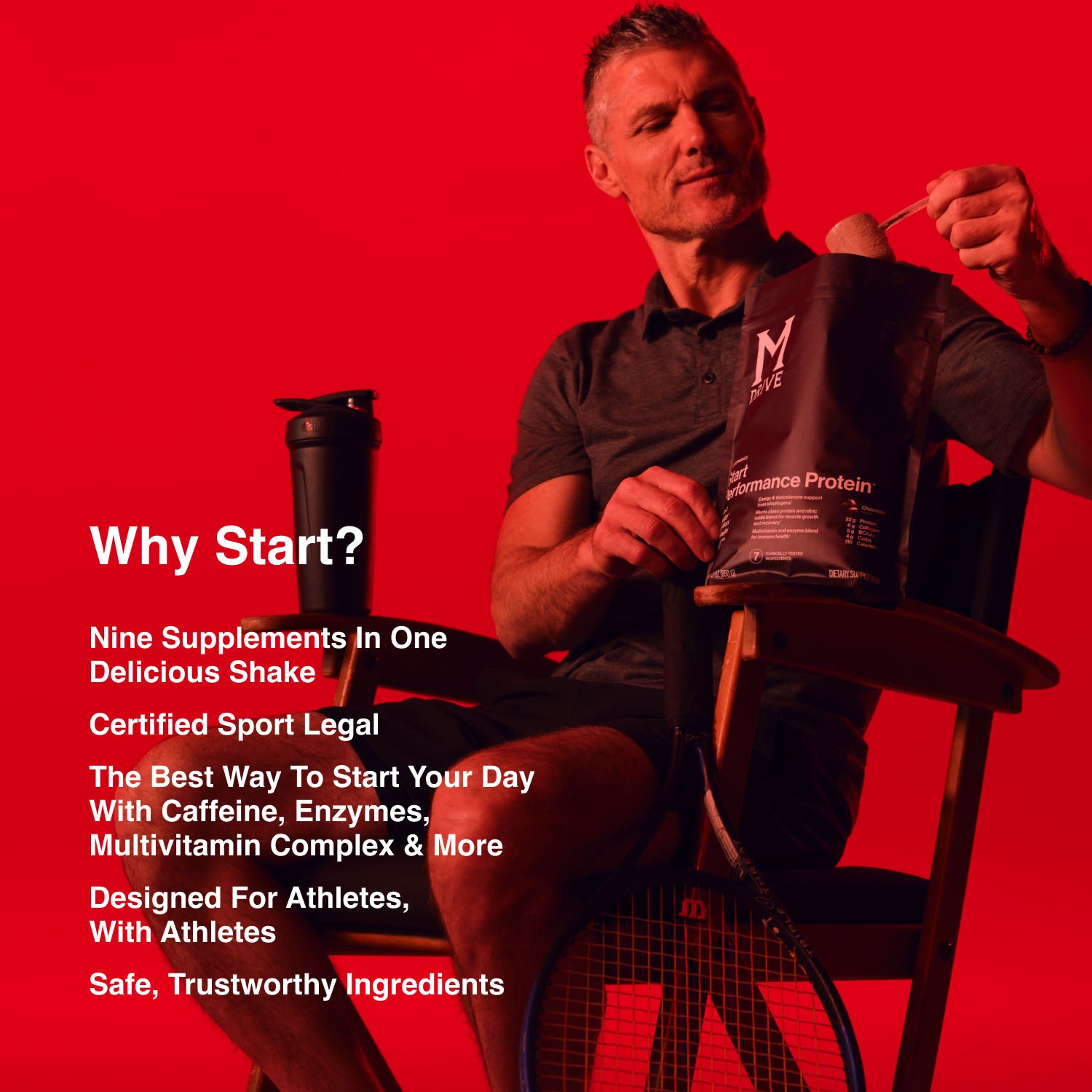 M Drive Start Athlete Protein