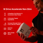 Load image into Gallery viewer, M Drive Accelerate Non-Stim Pre-Workout Benefits
