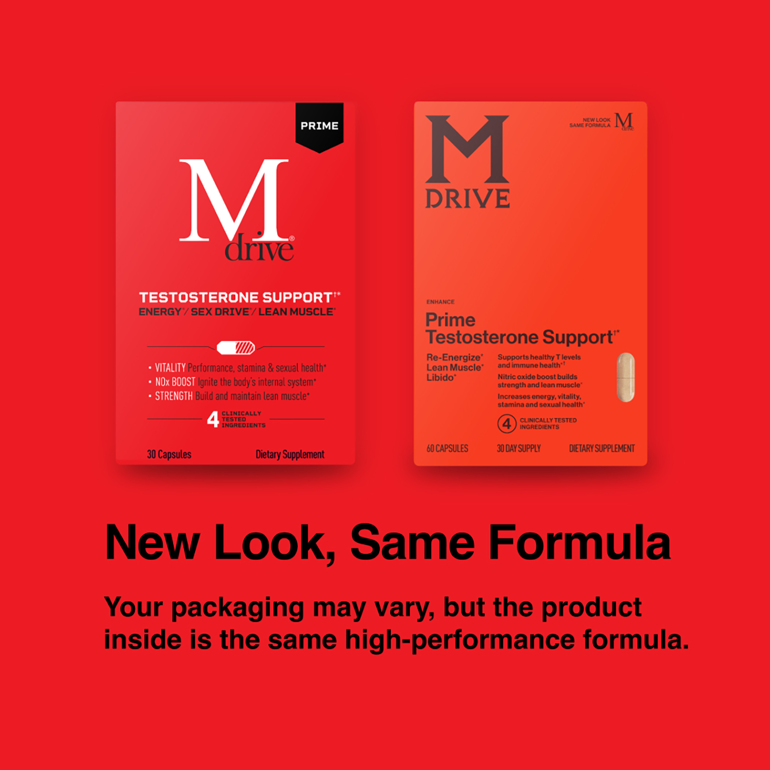 M Drive Prime New Look, Same Formula