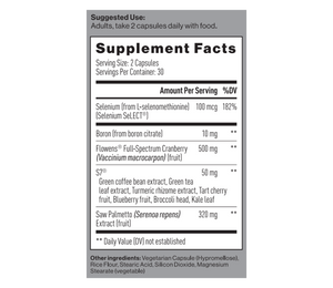 Mdrive Prostate Supplement Facts