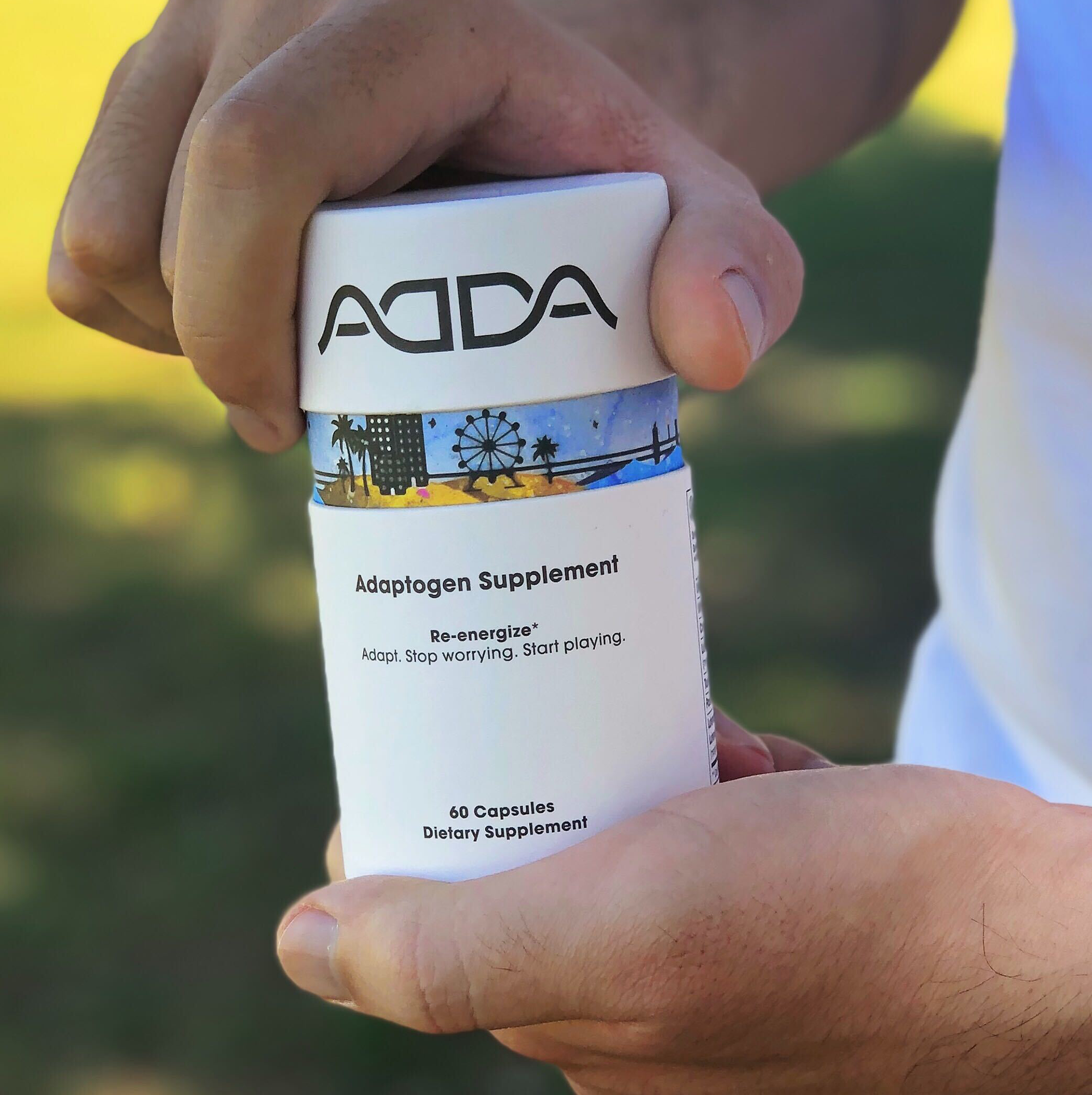 ADDA Adaptogen Supplement Bottle