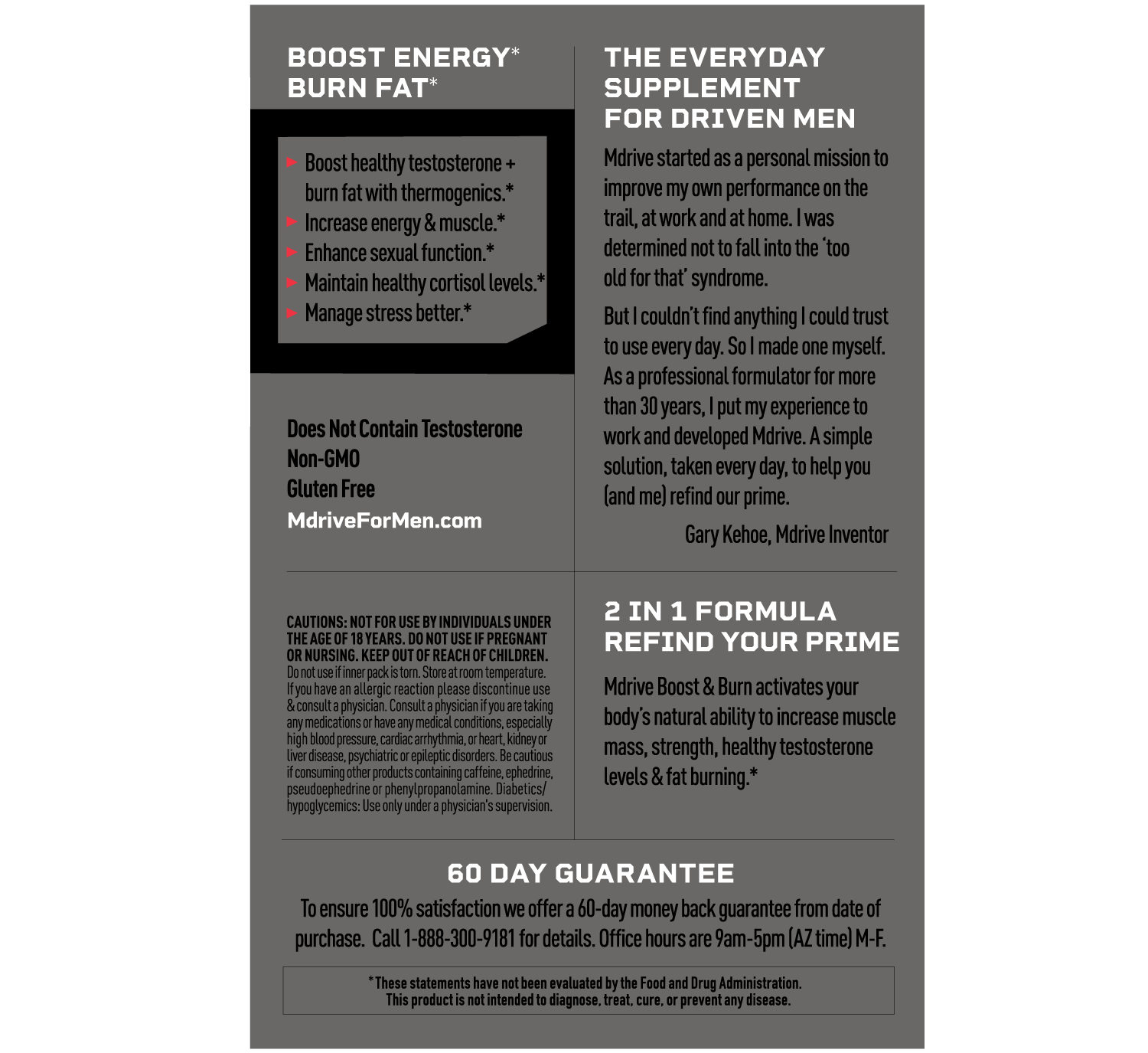 Mdrive Boost and Burn Benefits