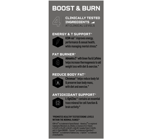 Mdrive Boost and Burn Ingredients